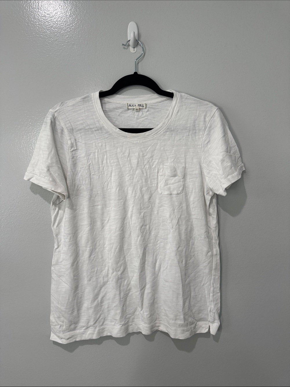 Alex Mill Top Cotton  Neutral Minimalist Summer Basic Travel Size M